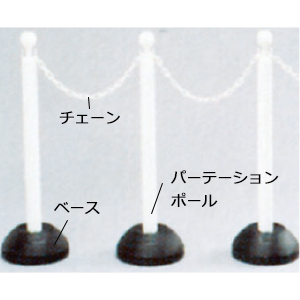 プラスチック製パーテーションポール ダスキンレントオールさいたまイベントセンター